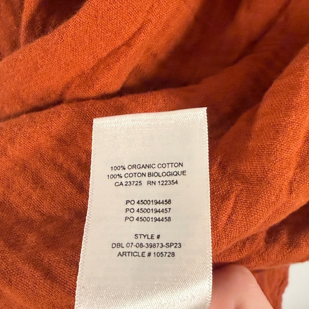 NWT Wilfred Tahoe Dress Copper Red - Missing Belt - Picture 10 of 11